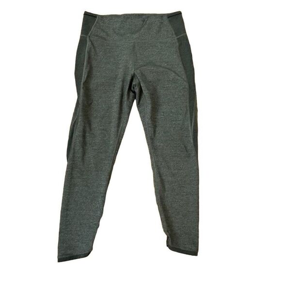 Lululemon Featherlight Tight Heathered Black / Gray 7/8 Leggings Size 12 - Picture 1 of 5